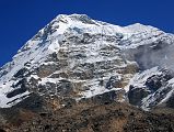 11 07 Chamlang West Face From Hongu Valley Chamlang close up from the west in the Hongu Valley.